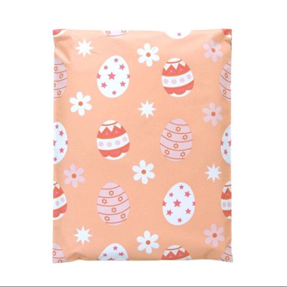Easter Egg Poly Mailers Size 10x13 Pack of 20 Shipping Bags